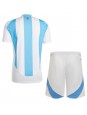 Argentina Replika Hemmakläder Barn Copa America 2024 Kortärmad (+ byxor)